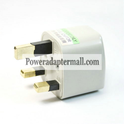 100 x 3-pin UK Travel Plug Power Adapter Converter
